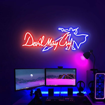 Dmc Led Neon Sign Devil May Cry Size And Colneon Lights - Shineneon