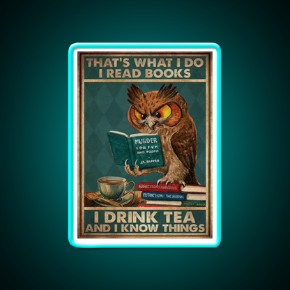 Do I Read Books I Drink Cocktail Bar Decor Led Neon Sign Rgb Color - Size and dimension reference