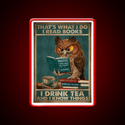 Do I Read Books I Drink Cocktail Bar Decor Led Neon Sign Rgb Color - Shineneon