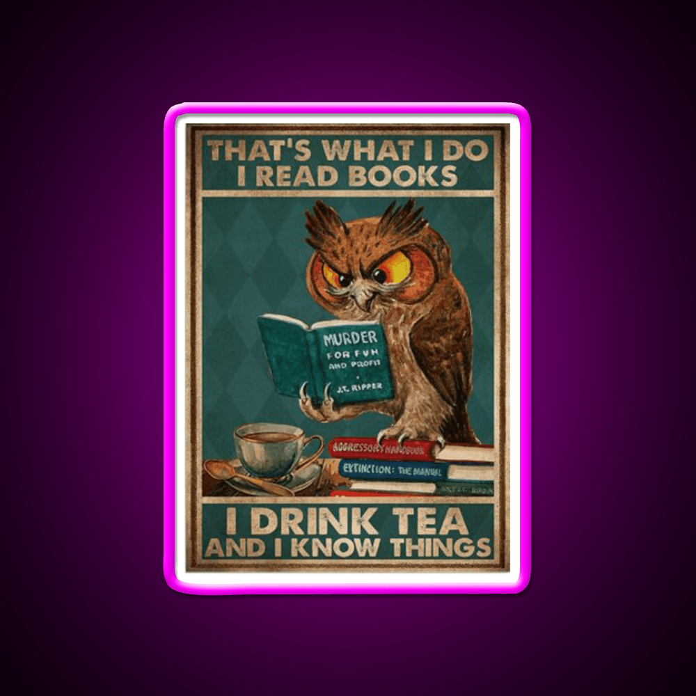 Do I Read Books I Drink Cocktail Bar Decor Led Neon Sign Rgb Color - Shineneon