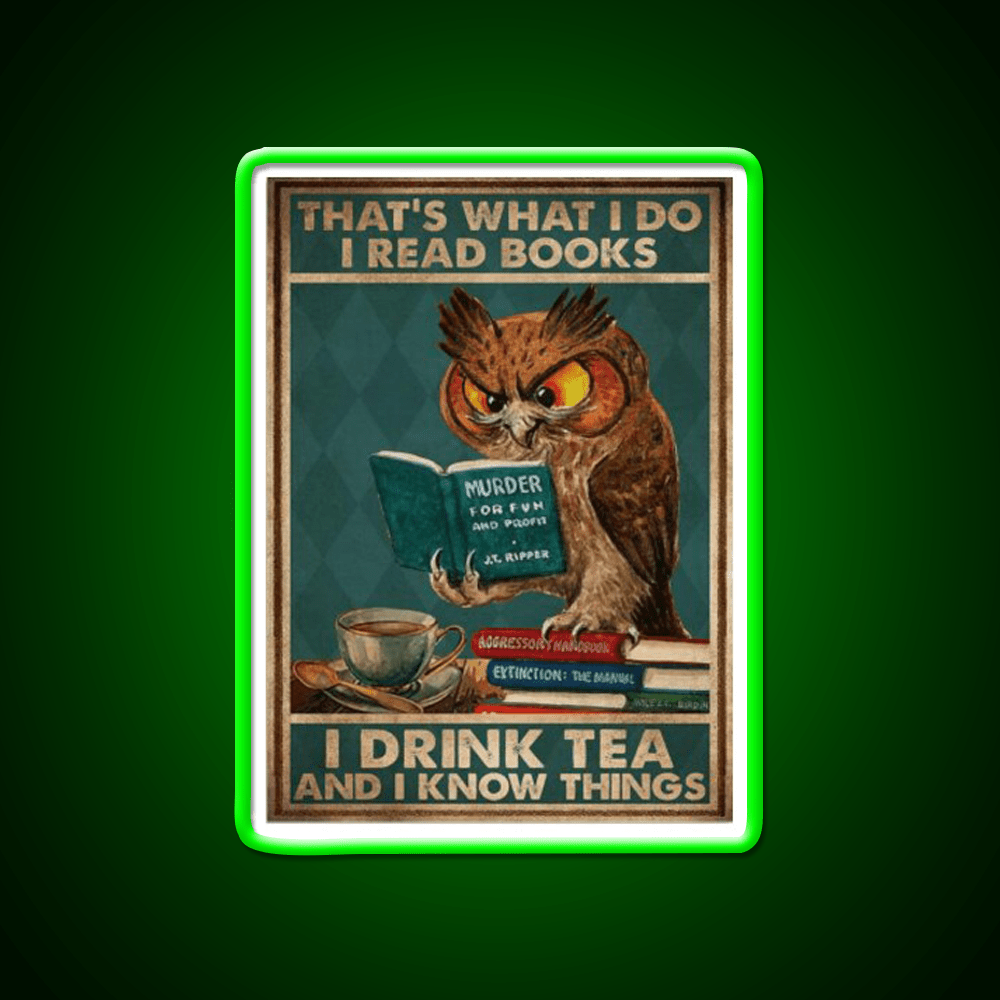 Do I Read Books I Drink Cocktail Bar Decor Led Neon Sign Rgb Color - Shineneon