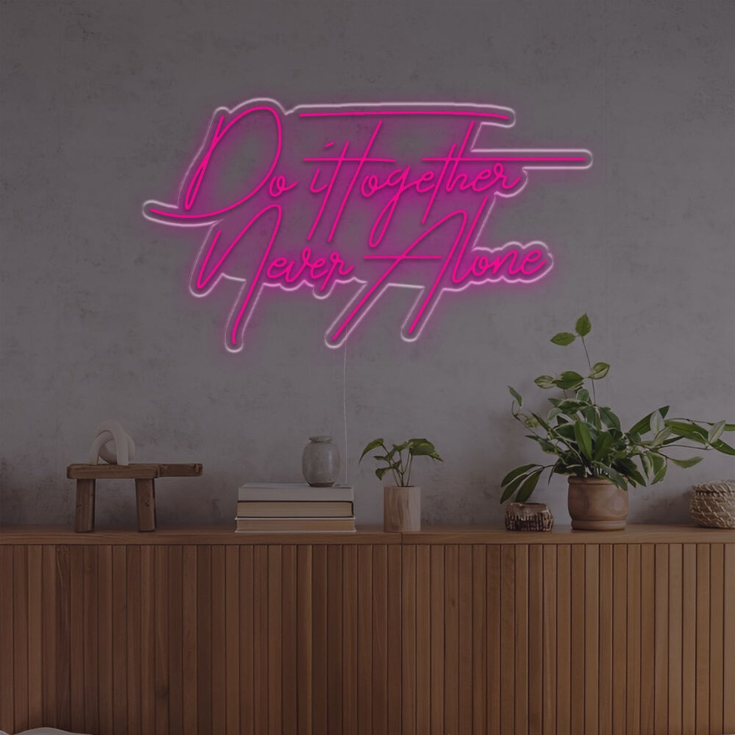 Do It To Get The Never Alone Led Neon Sign | Shineneon
