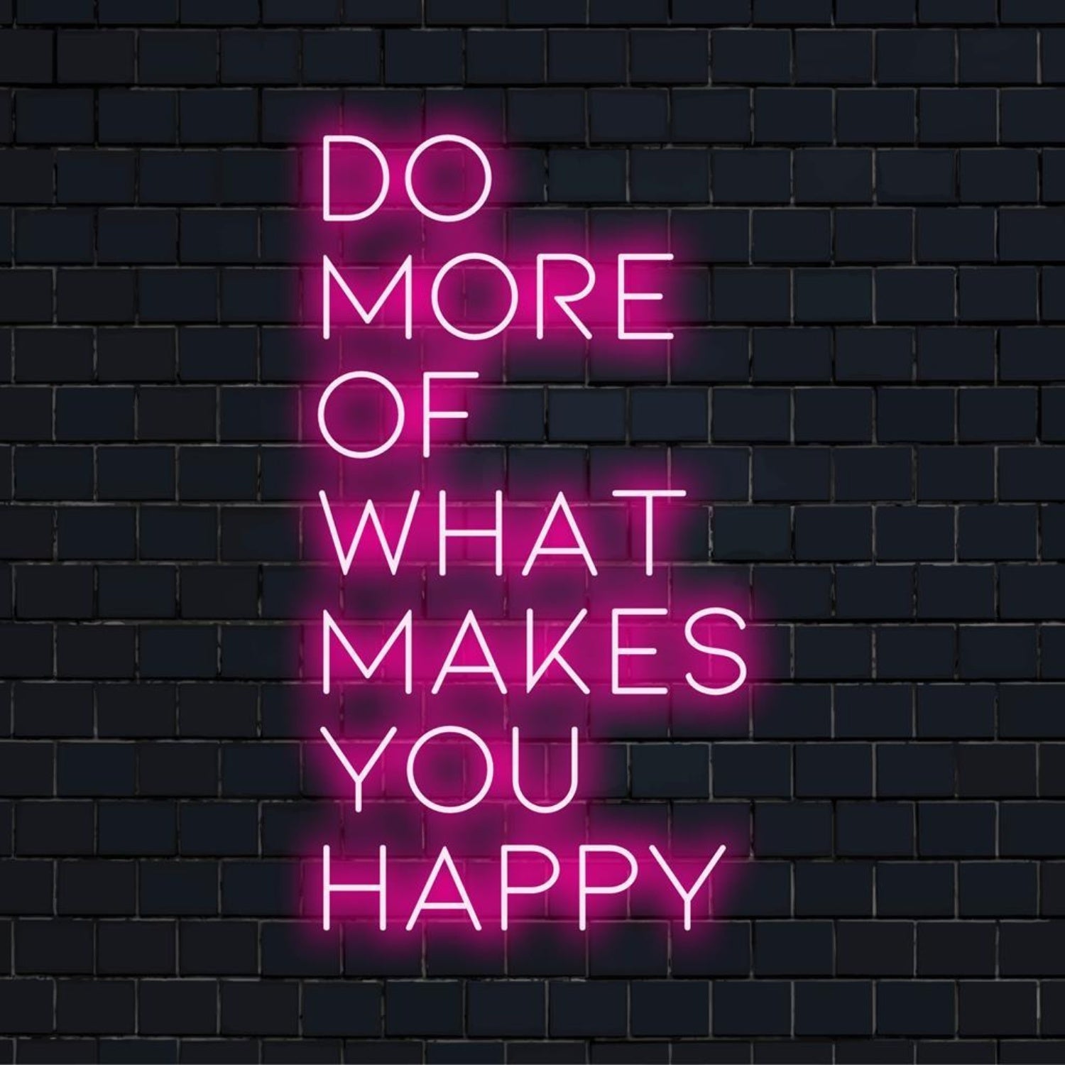 Do More Of What Makes You Happy Purple-Pink Led Neon Sign For Home Cafe | Shineneon