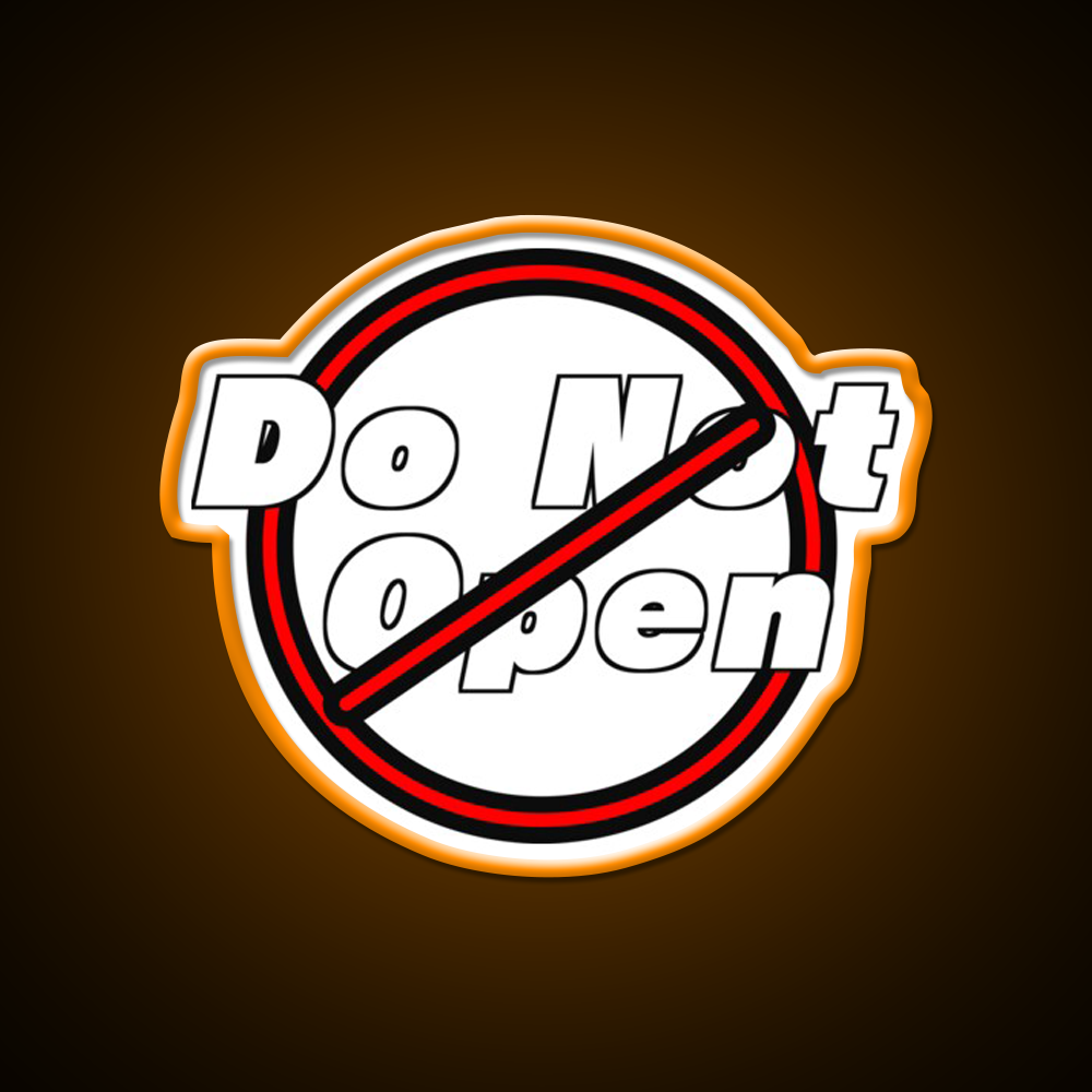 Do Not Open Beer Bar Decor Led Neon Sign Rgb Color - LED neon sign view 6
