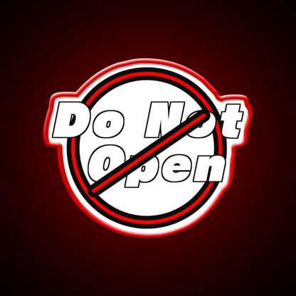 Do Not Open Beer Bar Decor Led Neon Sign Rgb Color - LED neon sign view 10