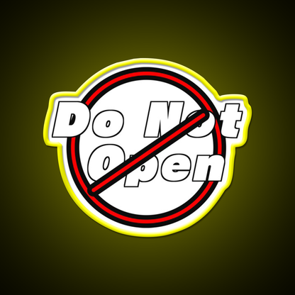 Do Not Open Beer Bar Decor Led Neon Sign Rgb Color - LED neon sign view 7