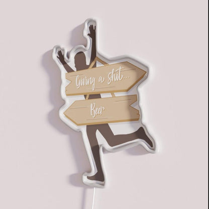 Do Not Shit Beer Drink Craft Beer Rgb Led Neon Sign - Shineneon