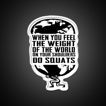 Do Squats Design Gym Fitness Led Neon Sign Rgb Color