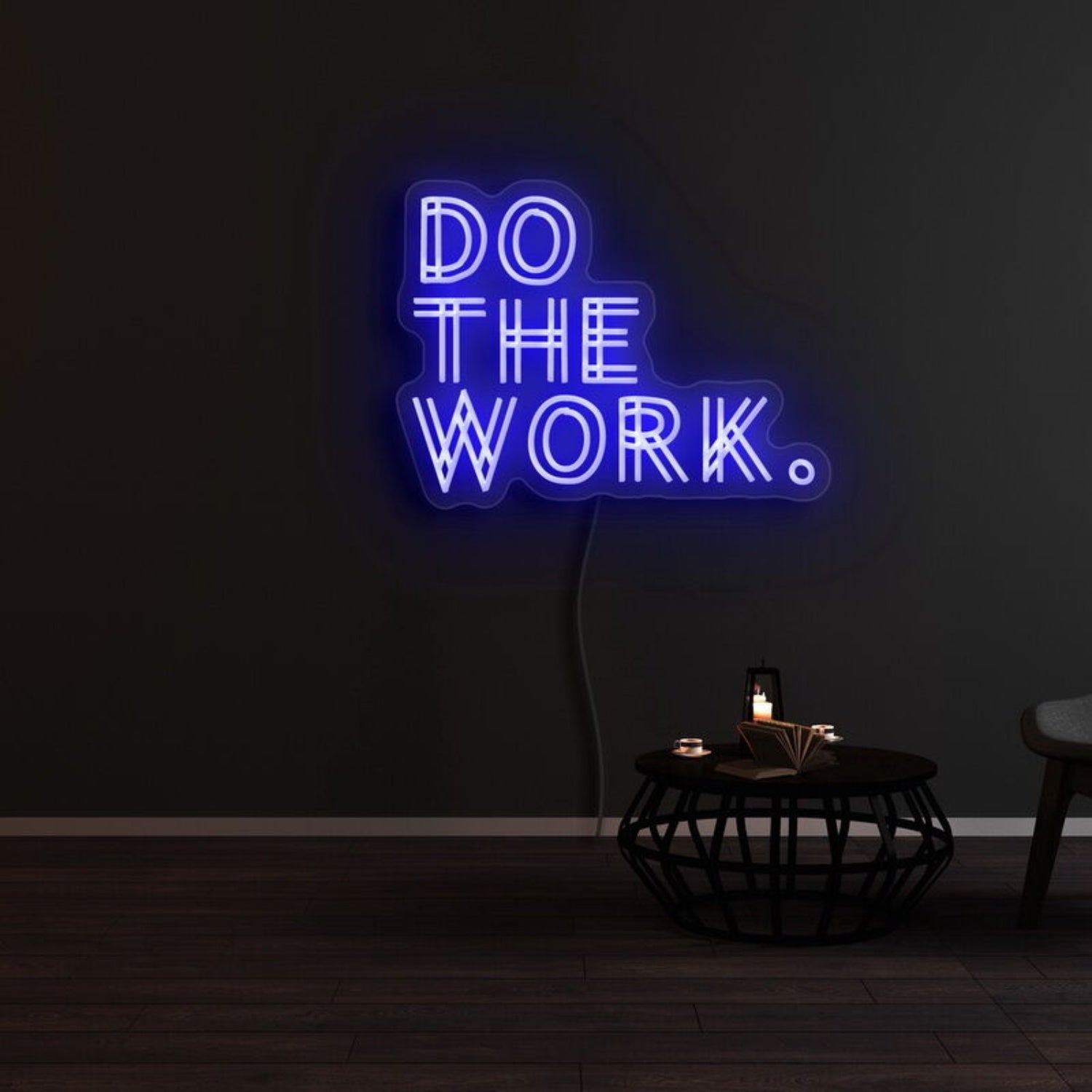 Do The Work Neon Sign For Motivational And Productive Spaces | Shineneon