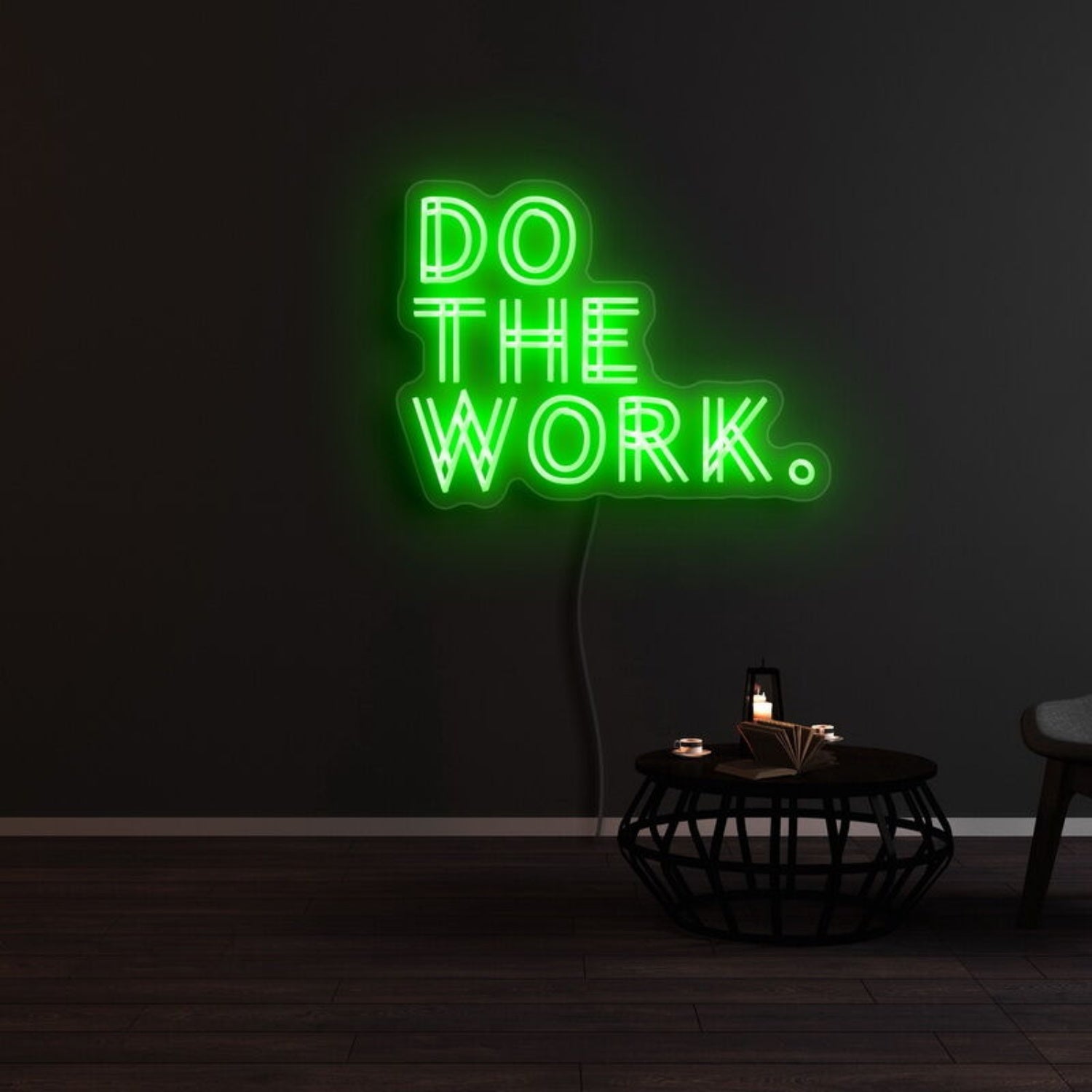 Do The Work Neon Sign For Motivational And Productive Spaces | Shineneon