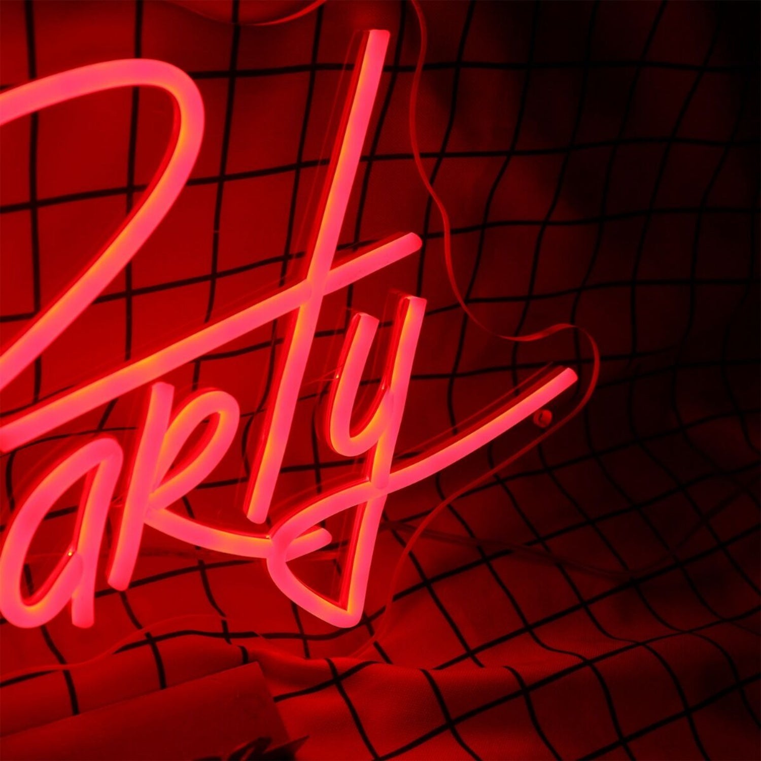Do Us Party Til Death Red Neon Sign For Fun And Playful Spaces | Shineneon