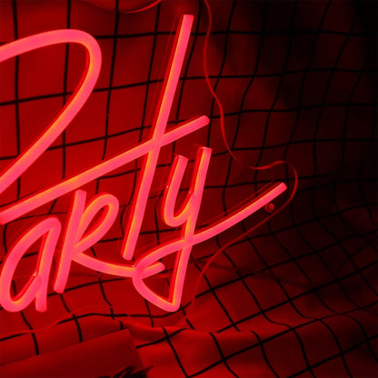 Do Us Party Til Death Red Neon Sign For Fun And Playful Spaces | Shineneon
