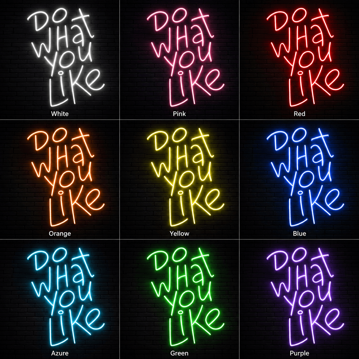 Do What You Like LED Neon Sign - Shineneon