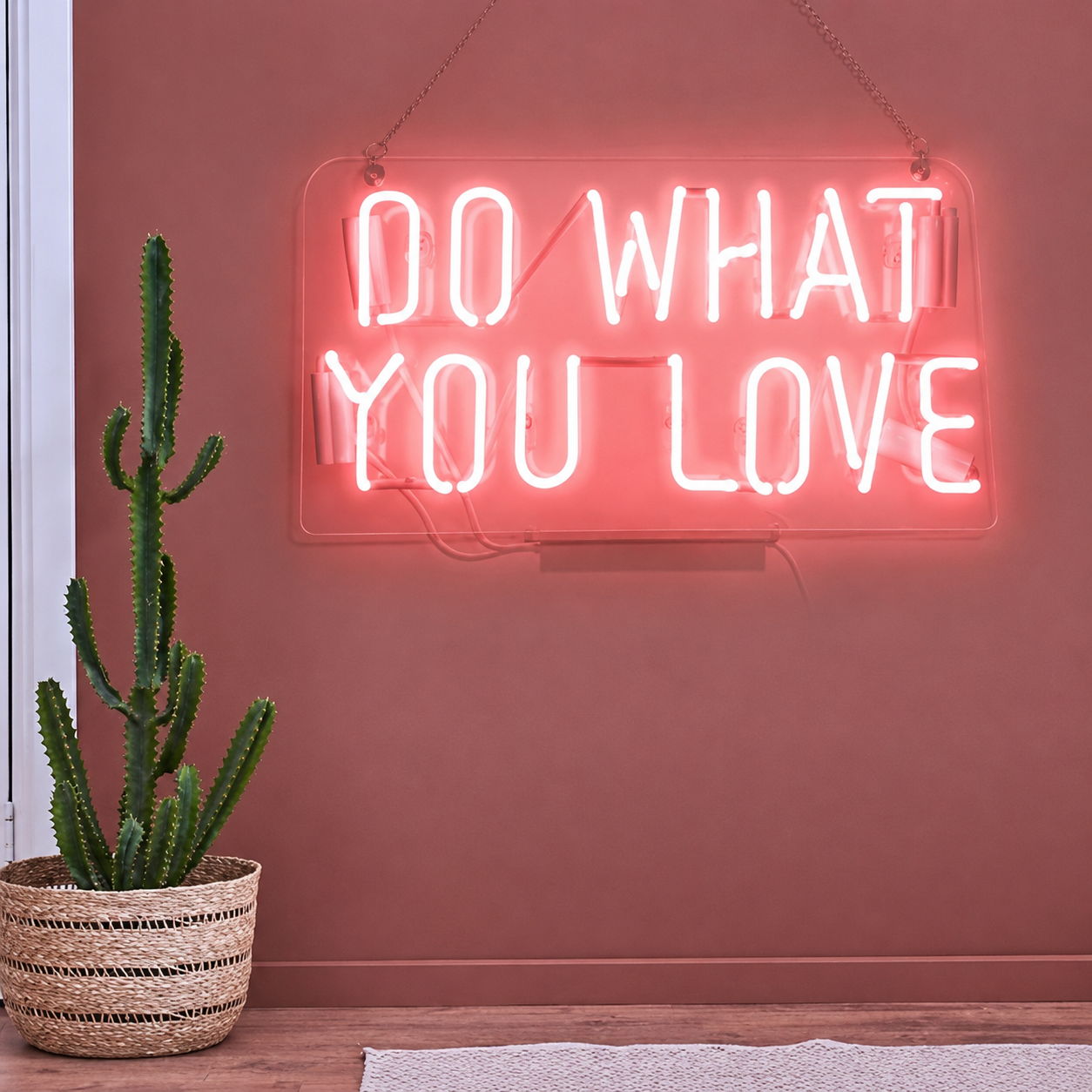 Do What You Love LED Neon Sign Bedroom Decor - 01 Original Product Image