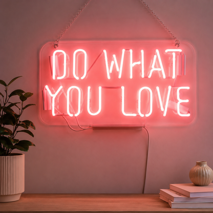 Do What You Love LED Neon Sign Bedroom Decor - 02 High-Converting Product Image