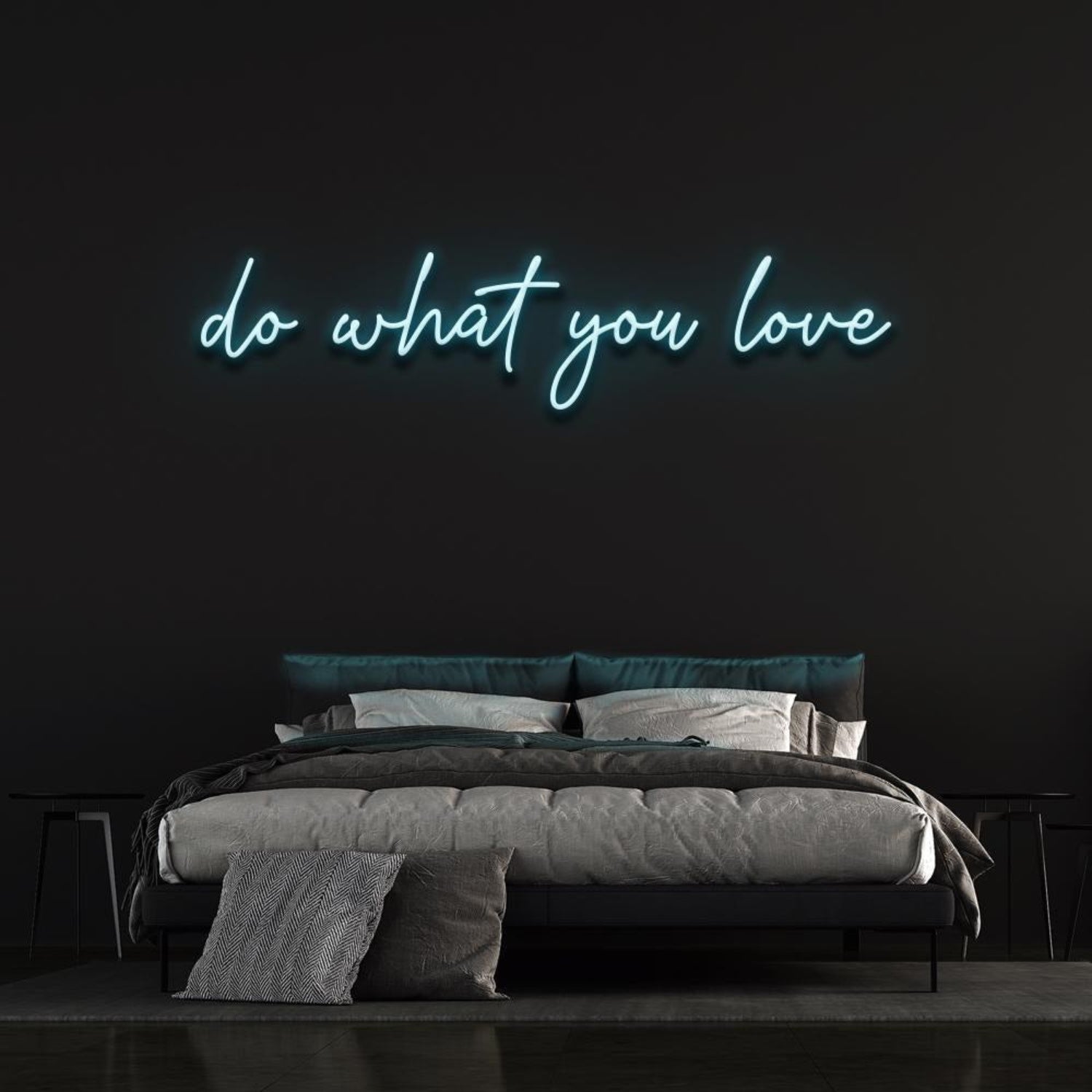 Do What You Love Led Neon Sign Green Script Bedroom Wall Decor | Shineneon