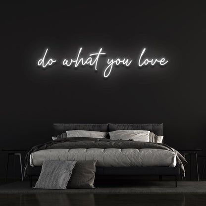 Do What You Love Led Neon Sign Green Script Bedroom Wall Decor | Shineneon