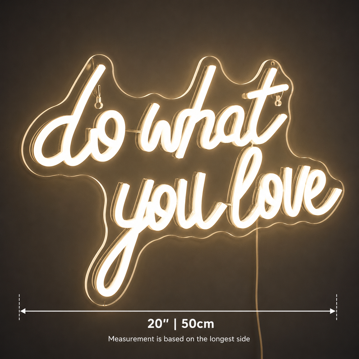 Do What You Love LED Neon Sign Living Room Decor - 04 Size Image