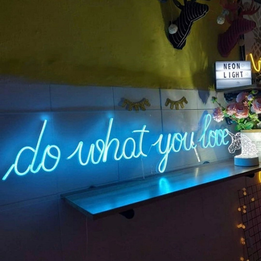 Do What You Love Led Sign Business Neon Signs Wall Decor