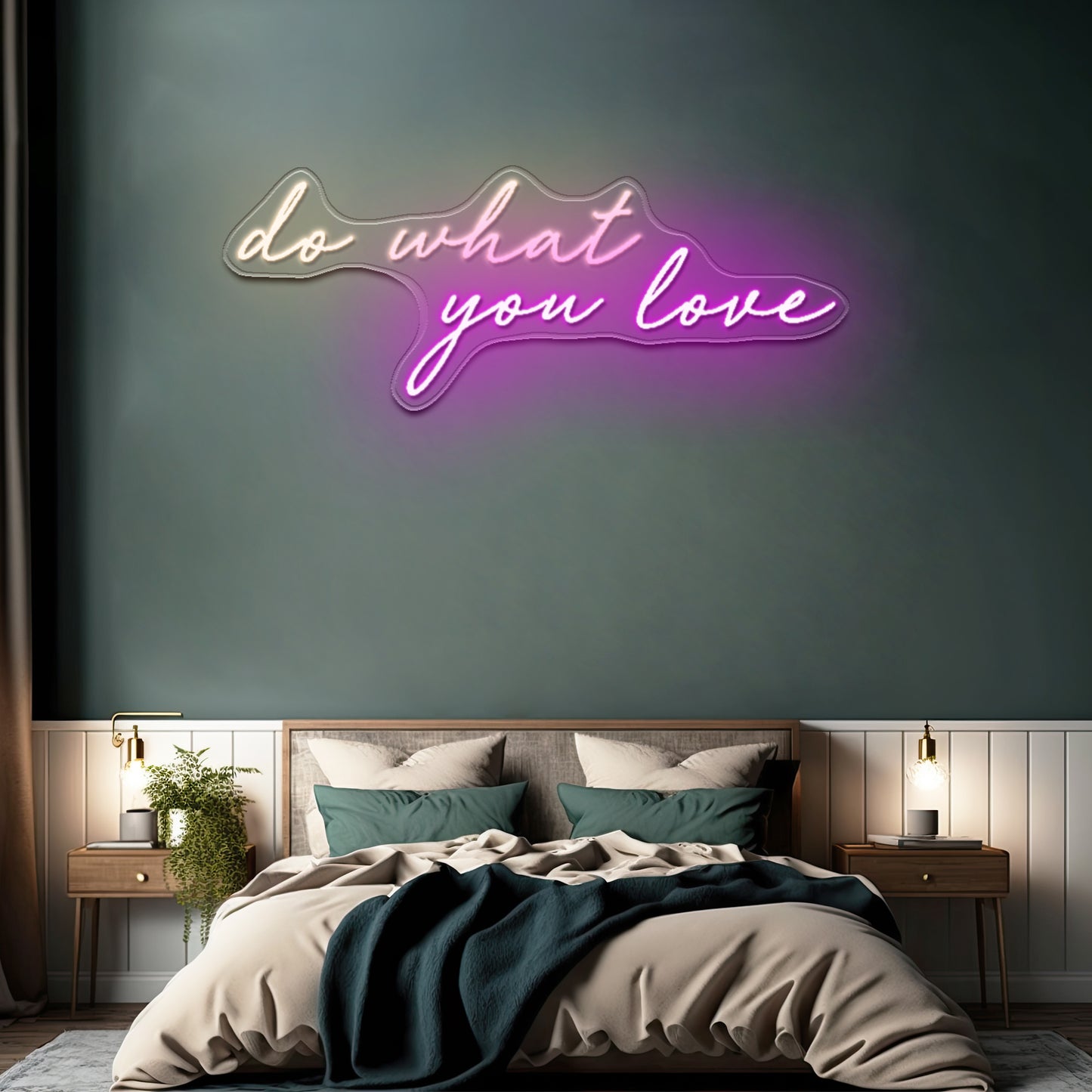 Do what you love neon sign custom light up sign