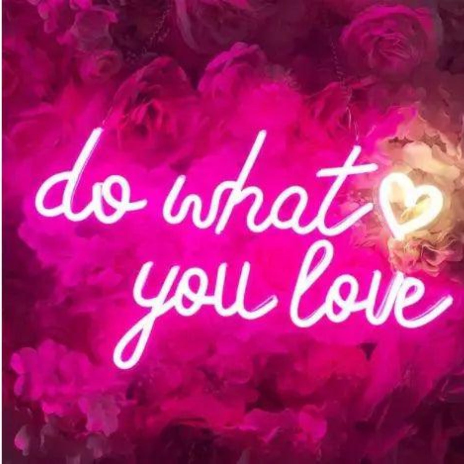 Do What You Love White Led Neon Sign For Home Studio Cafe Decor | Shineneon