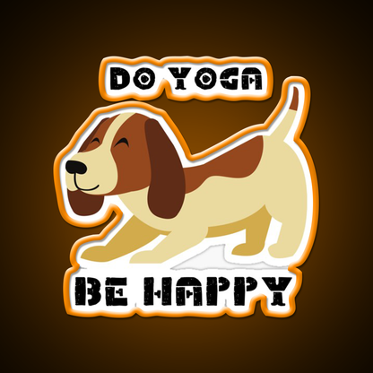 Do Yoga Be Happy Yoganamaste Health Yoga Led Neon Sign Rgb Color