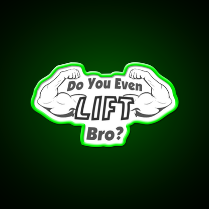 Do You Even Lift Gym Fitness Led Neon Sign Rgb Color