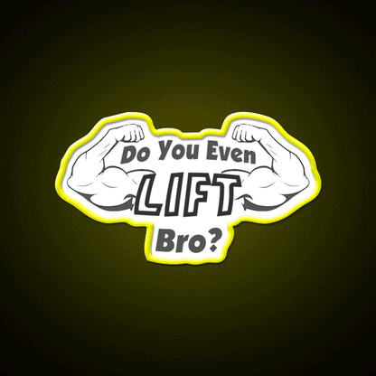 Do You Even Lift Gym Fitness Led Neon Sign Rgb Color