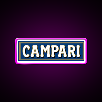 Do You Know Campari Cocktail Bar Decor Led Neon Sign Rgb Color - Neon sign mounted on wall in room