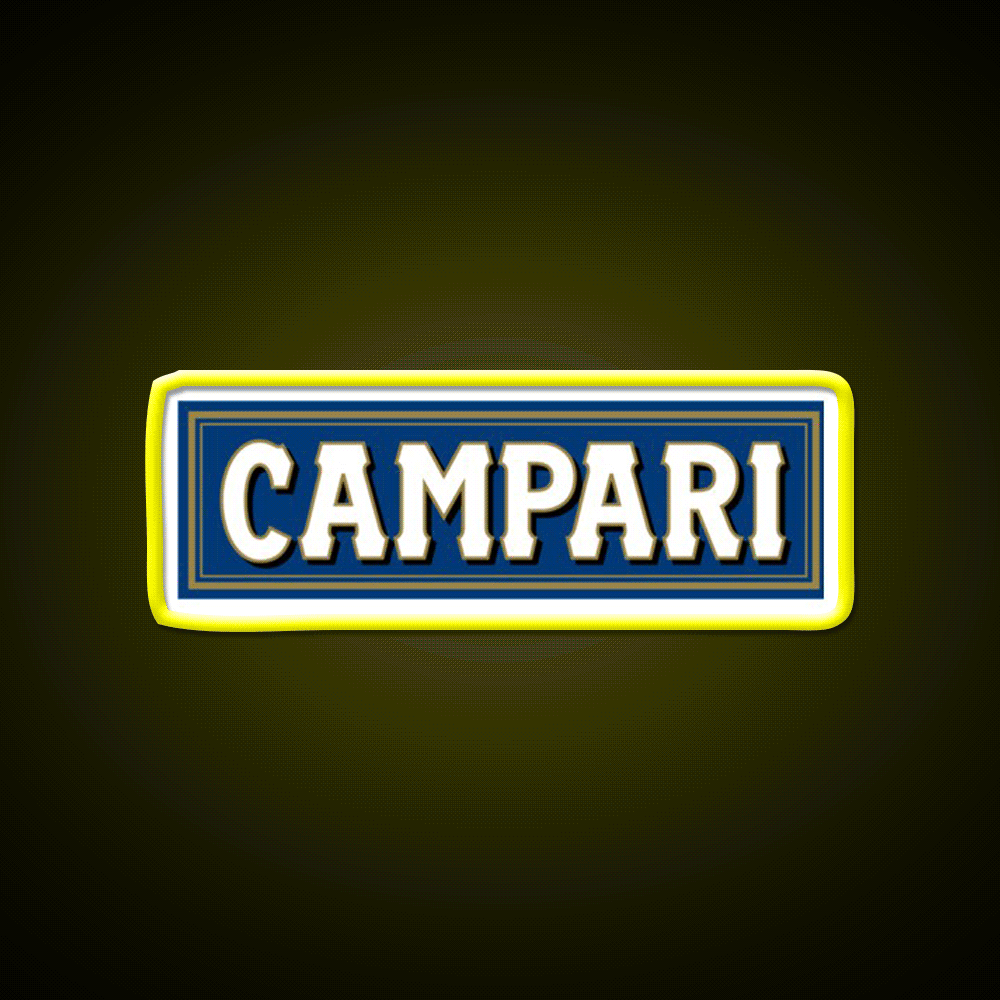 Do You Know Campari Cocktail Bar Decor Led Neon Sign Rgb Color - Custom LED neon sign front view