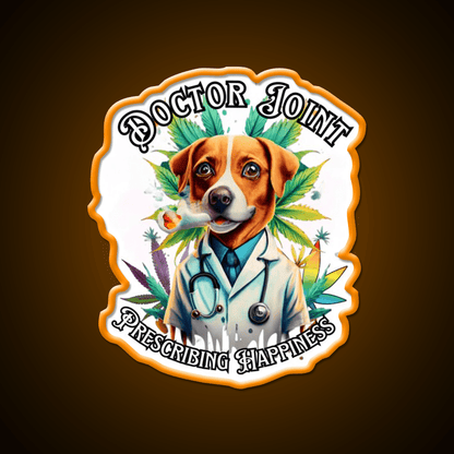 Doctor Joint Blaze 420 Hemp Inspired Green Leaf Led Neon Sign Rgb Color - Shineneon