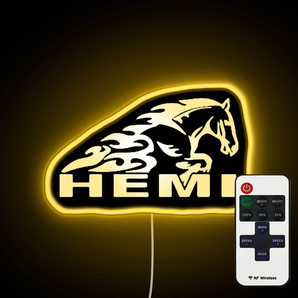 Dodge Hemi Horse Neon Sign - Shineneon