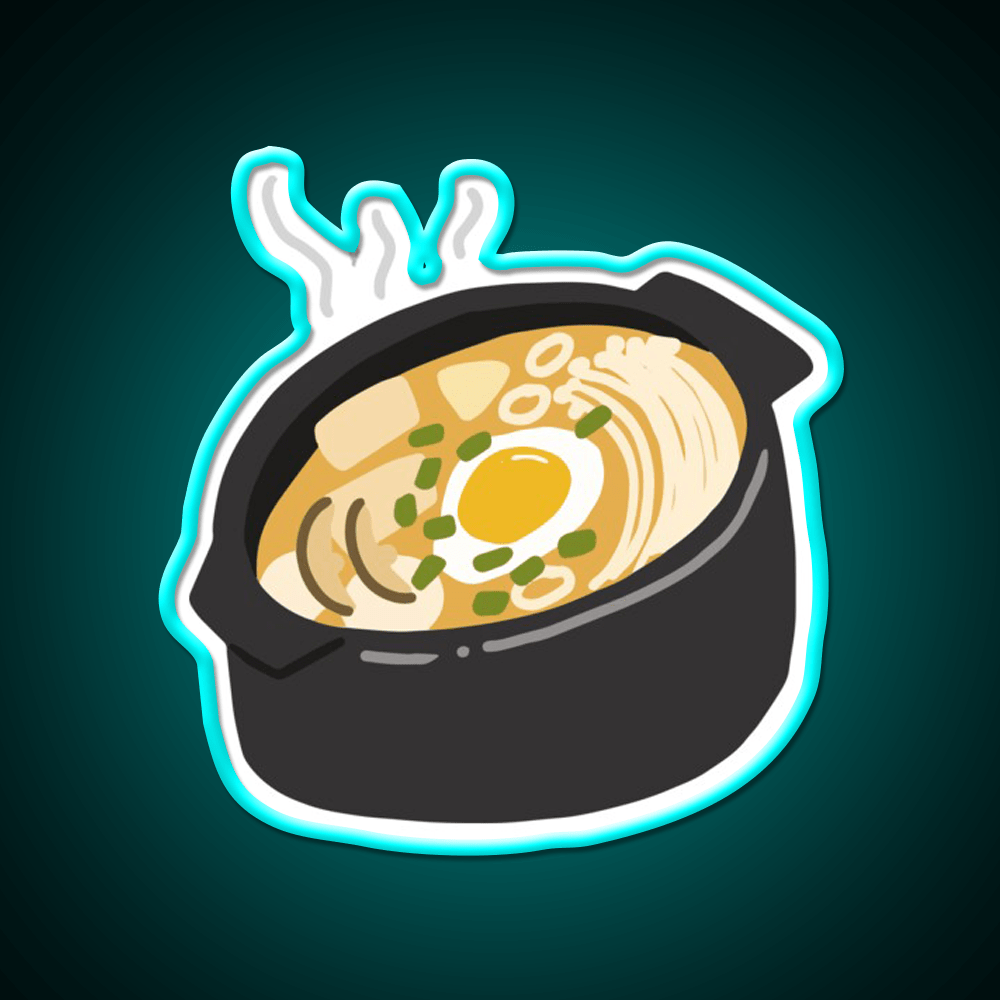 Doenjang Jjigae Snack Food Led Neon Sign Rgb Color - Shineneon