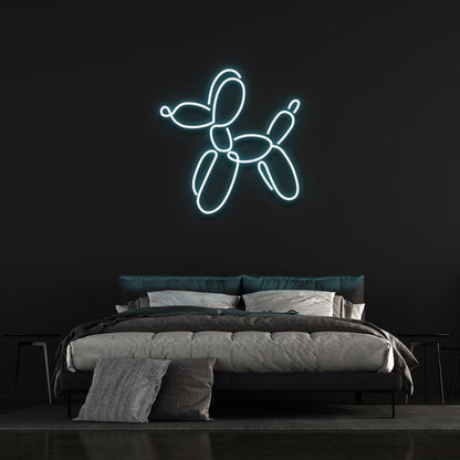 Dog Balloon By Jeff Koons Yellow Led Neon Sign For Bedroom Wall Art | Shineneon