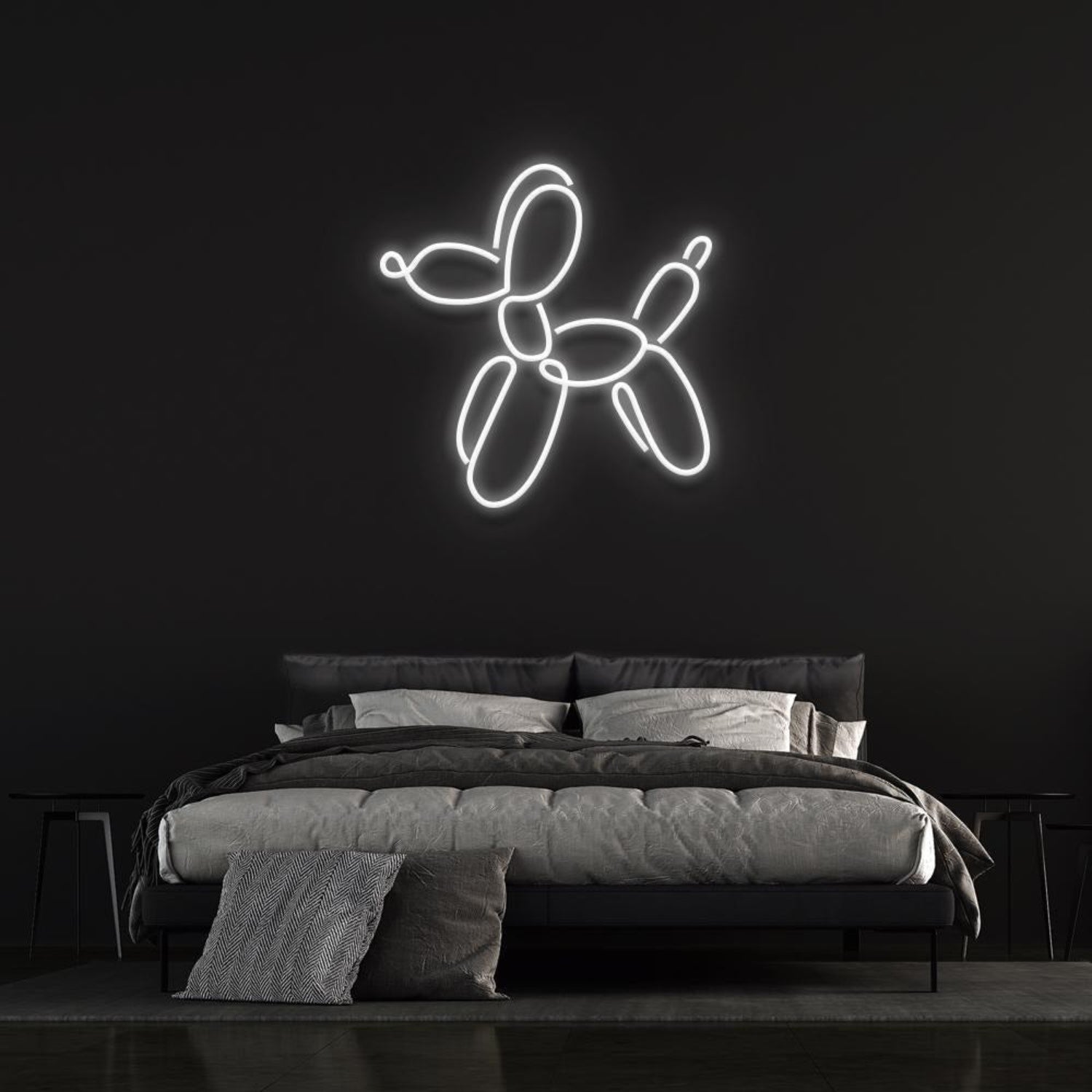 Dog Balloon By Jeff Koons Yellow Led Neon Sign For Bedroom Wall Art | Shineneon