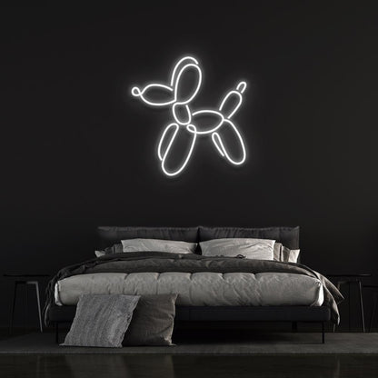Dog Balloon By Jeff Koons Yellow Led Neon Sign For Bedroom Wall Art | Shineneon