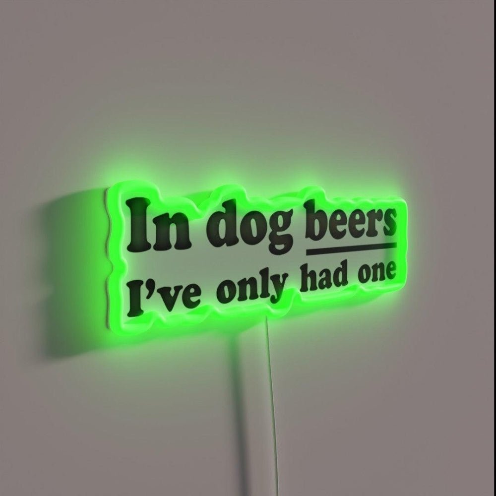 Dog Beers Rgb Led Neon Sign - Shineneon