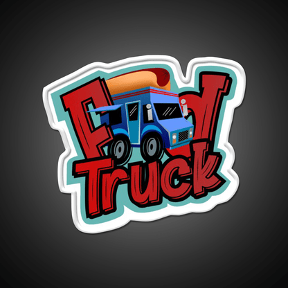 Dog Food Truck Fast Food Led Neon Sign For Burger Place Rgb Color - Shineneon