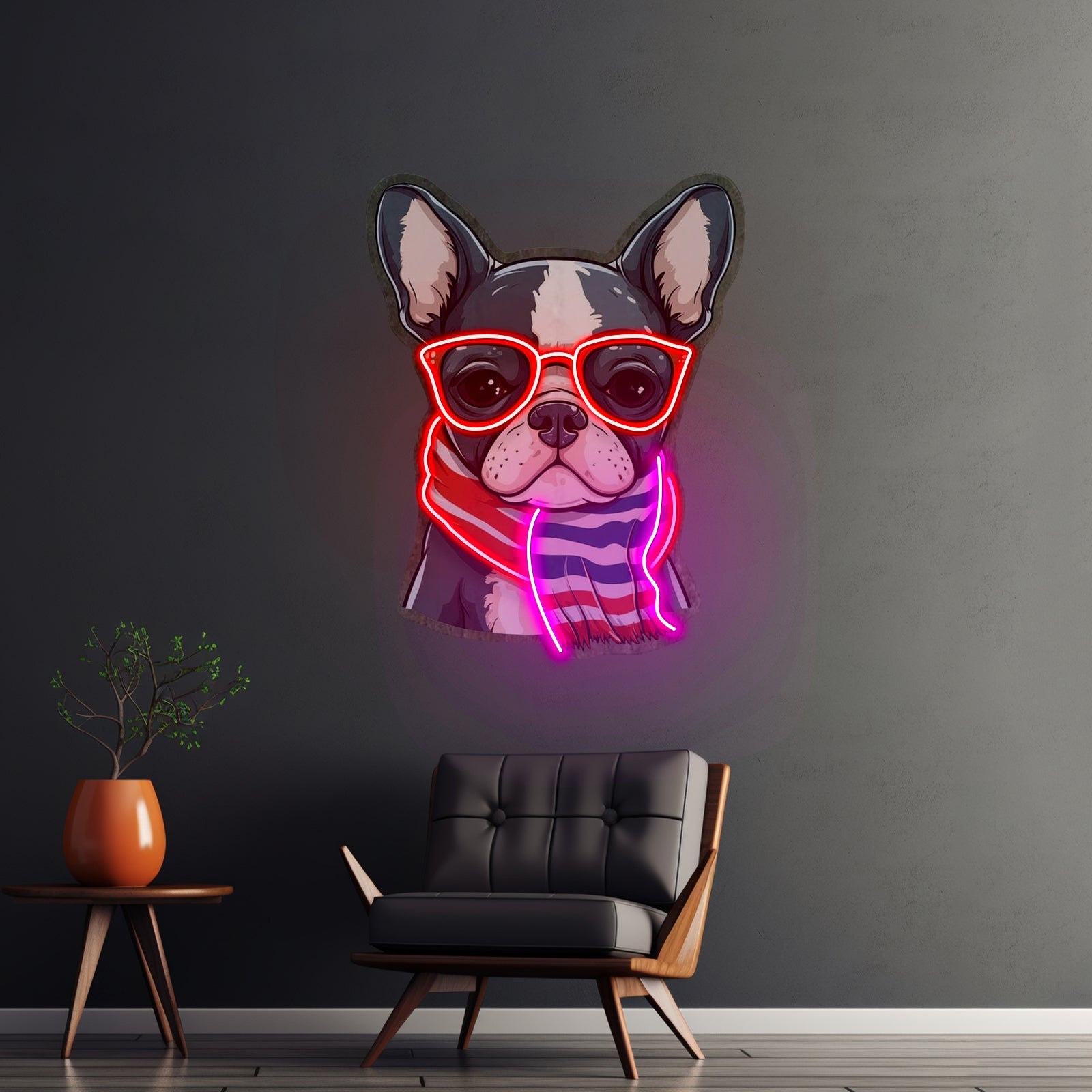 Dog Glass Led Neon Sign Light Custom Led Signs - Shineneon