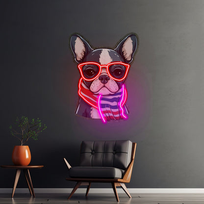 Dog Glass Led Neon Sign Light Custom Led Signs - Shineneon