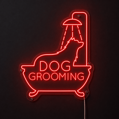 Dog Grooming LED Neon Sign - Shineneon
