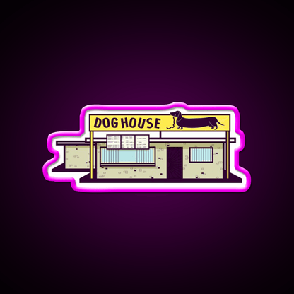 Dog House Albuquerque Fast Food Led Neon Sign For Burger Place Rgb Color - Shineneon
