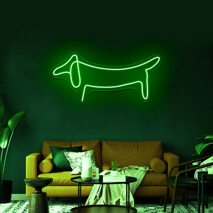 Dog Line Art Wall Artwork Neon Signs