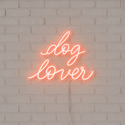 Dog Lover LED Neon Sign - 01 Original Product Image