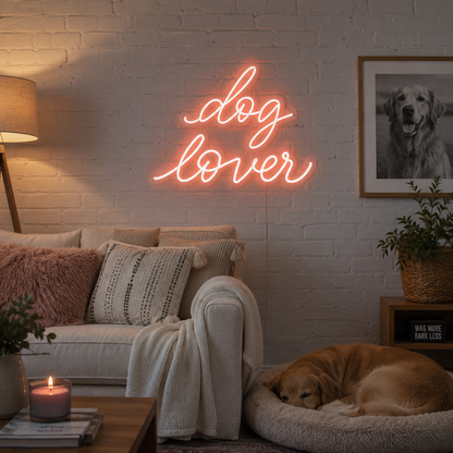 Dog Lover LED Neon Sign - 02 High-Converting Product Image