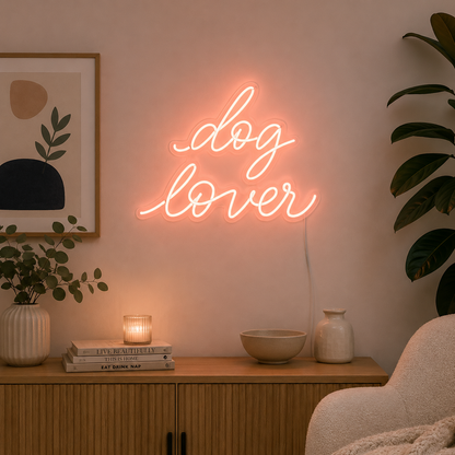 Dog Lover LED Neon Sign - 04 Size Image