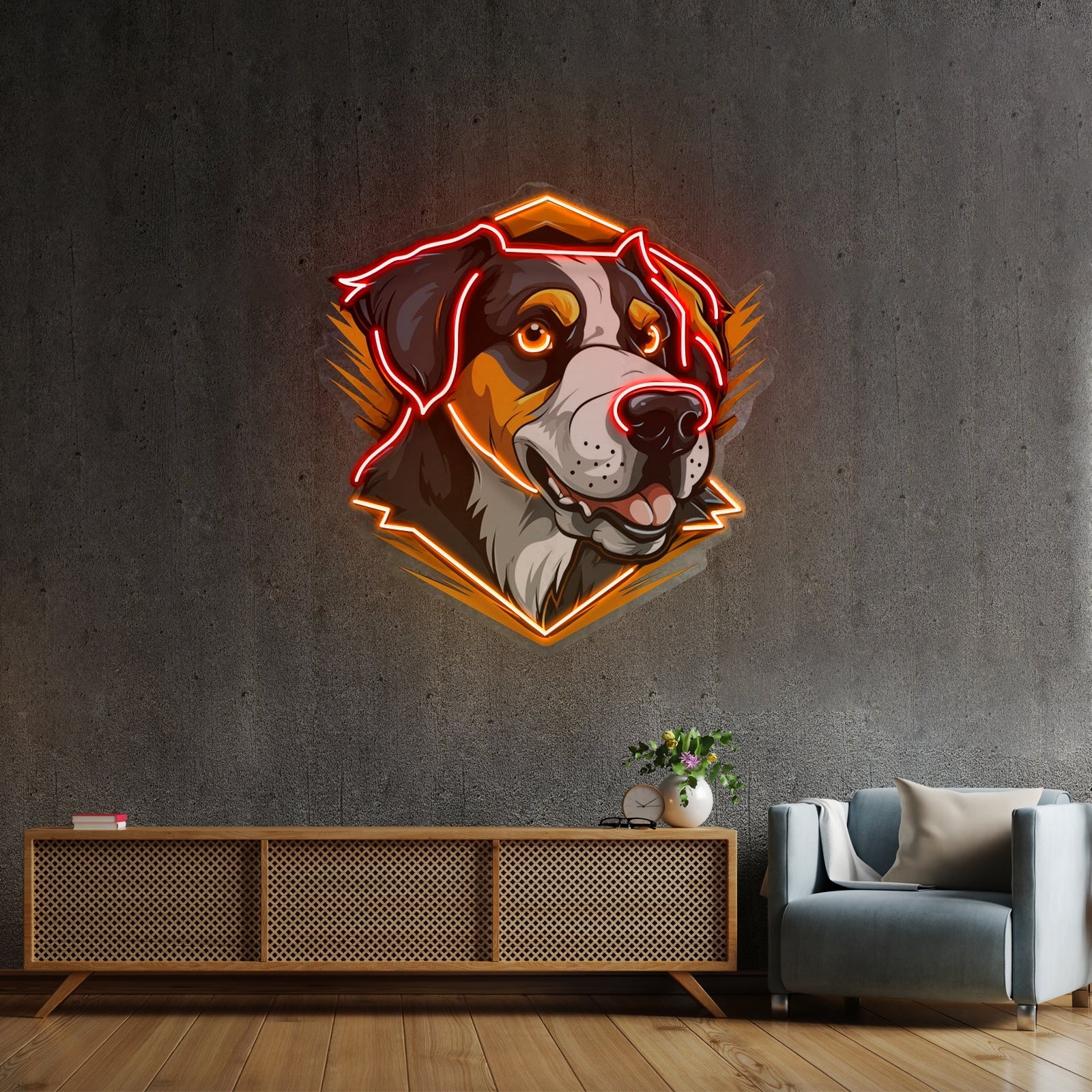 Dog Mascot Led Neon Sign Light Custom Led Signs - Shineneon