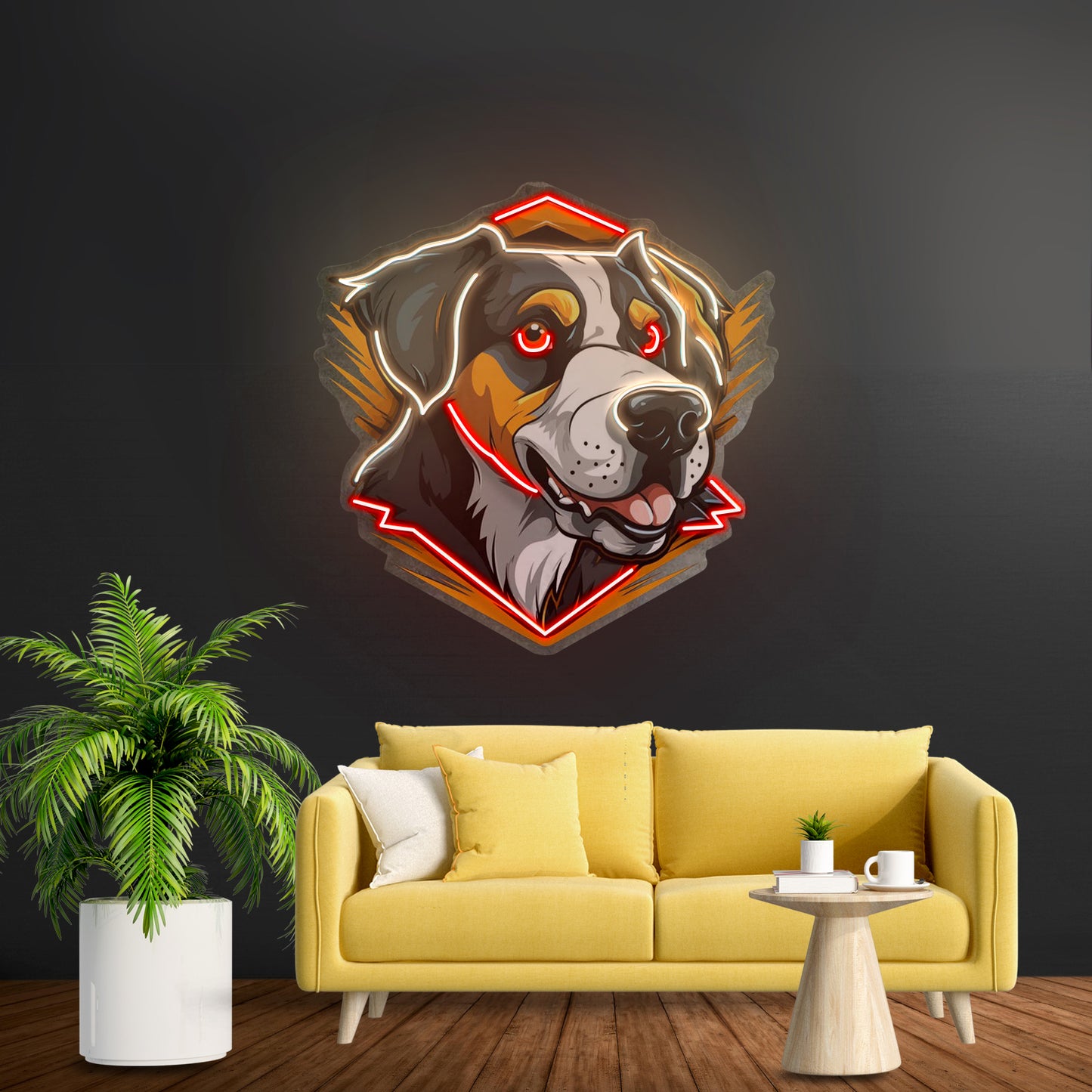 Dog Mascot Led Neon Sign Light Custom Led Signs