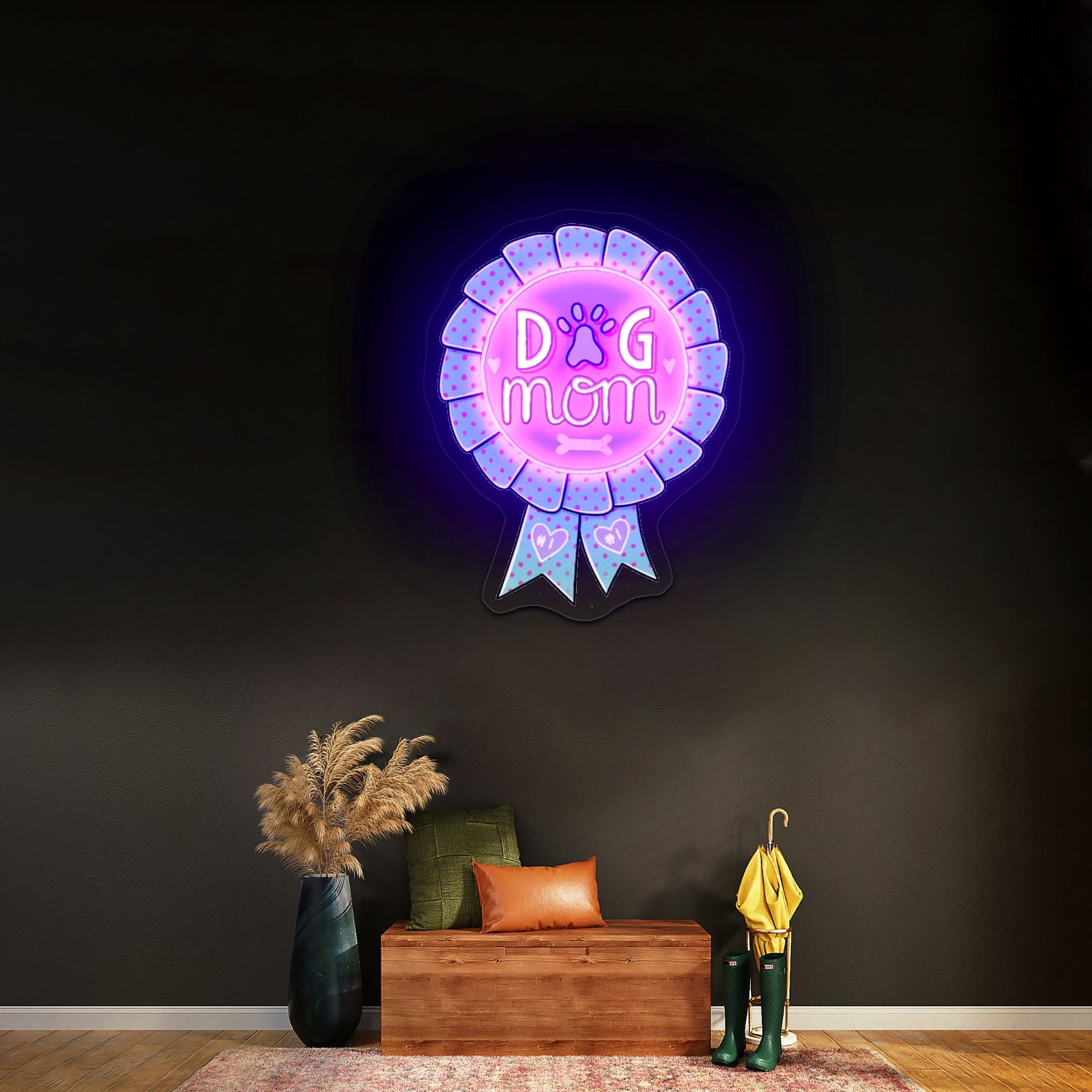 Dog Mom Neon Signs Sunflower Led Signs - Shineneon