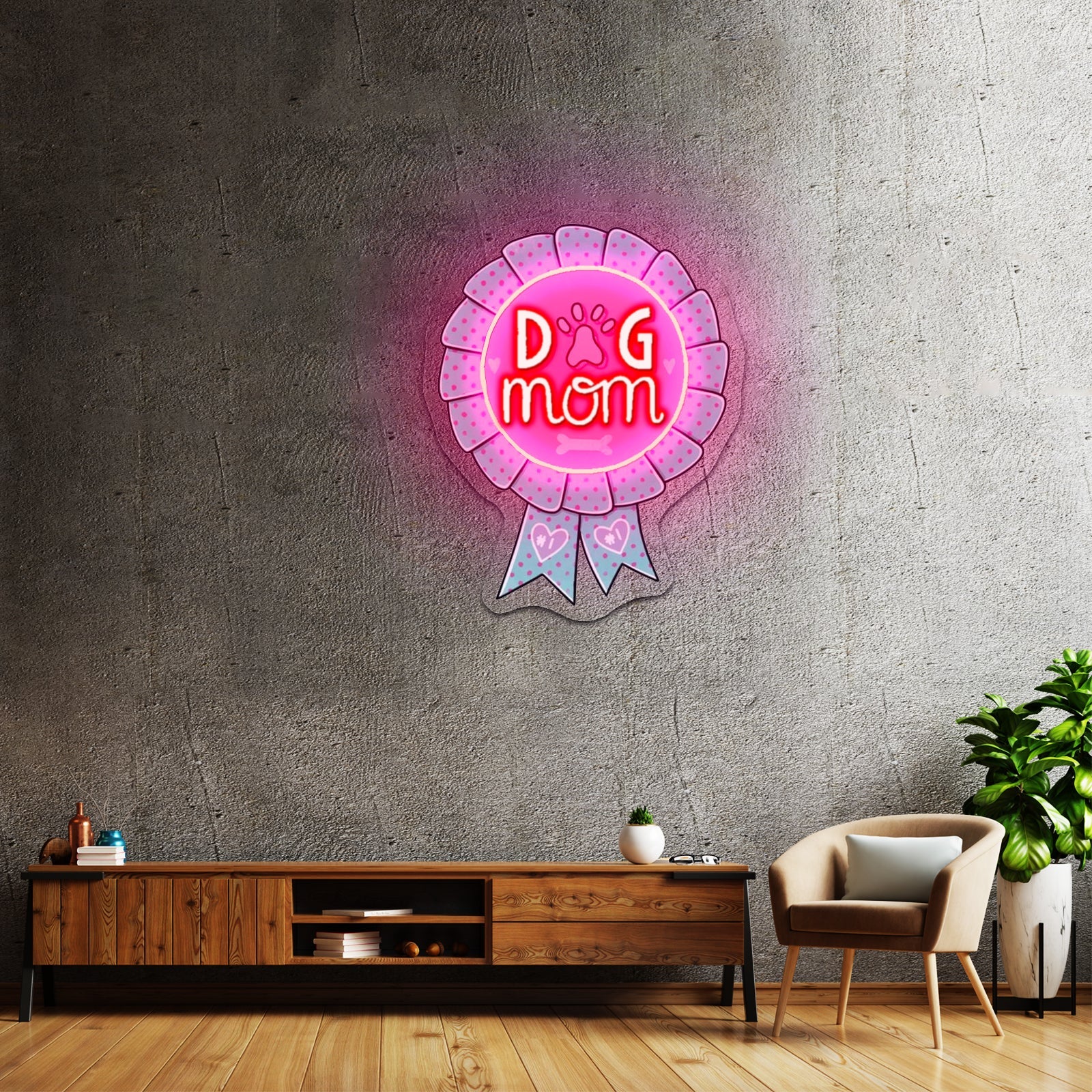 Dog Mom Neon Signs Sunflower Led Signs - Shineneon